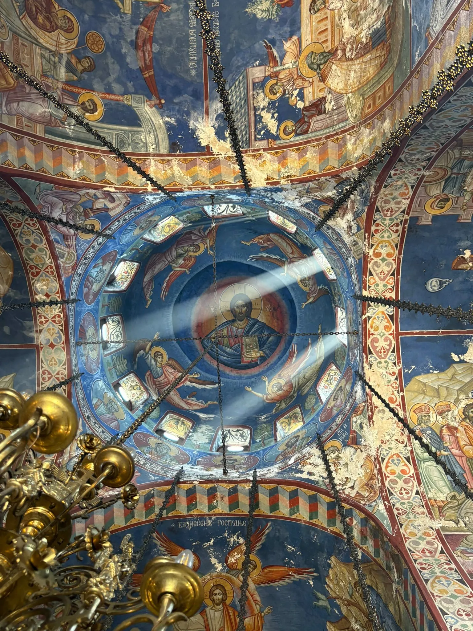 Ornate church ceiling